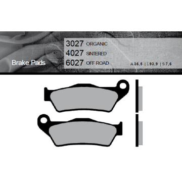 FT6027 Синтетические тормозные колодки Brent