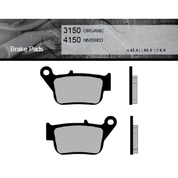 FT3150 BRENTA Органические тормозные колодки