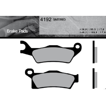 FT4192 Синтетические тормозные колодки Brent