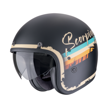 BELFAST EVO ADONIS Matt Black Beige SCORPION ķivere