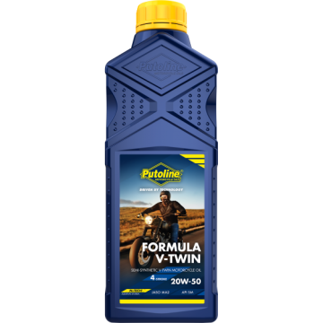 Eļļa PUTOLINE Formula V-Twin 20W50 1l , Pussintētika