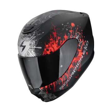 EXO-391 WOLF Matt Black-Silver-Red