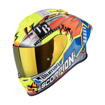 EXO-R1 EVO II AIR ARON MISANO Silver-Neon Yellow-Blue