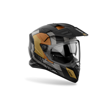 AIROH BANDIT HORN ZELTA MATĒTS