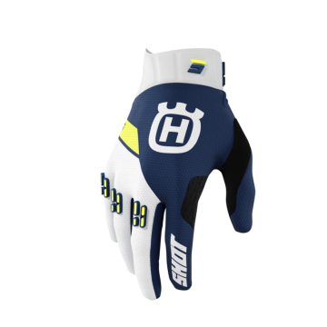 Shot Lite Husqvarna LTD 2023 Blue motokrosa cimdi