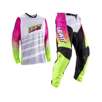 Leatt Ride Kit Moto 3.5 Retro Pink V26
