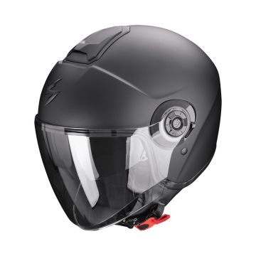 EXO-CITY II Matt black SCORPION JET HELMET