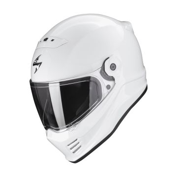 COVERT FX SOLID White SCORPION HELMET шлем