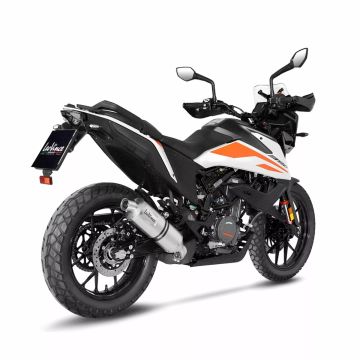 Глушитель LV One Evo Slip-On из нержавеющей стали KTM ADVENTURE 390 LeoVince