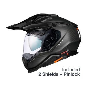 X.WED3 ZERO PRO CARBON MATT DUAL NEXX HELMET