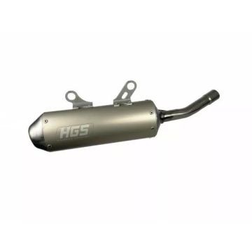 SILENCER HGS SX250 17-18 OVAL GRY/STEEL