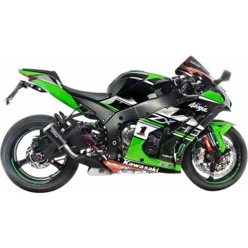 LV-10 Black Edition Slip-On Muffler Kawasaki ZX10R LeoVince