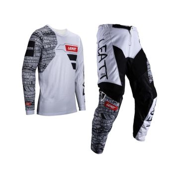 Leatt Ride Kit 3.5 White JERSEY + PANTS
