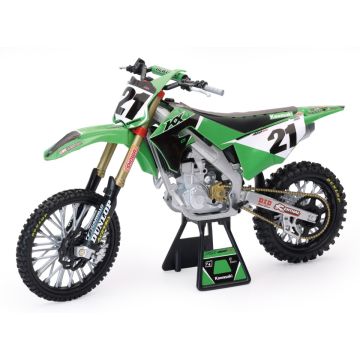 Kawasaki Racing J. Anderson (21) 1:12 Scale Model