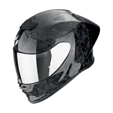 EXO-R1 EVO II CARBON ONYX AIR Solid Black SCORPION HELMET