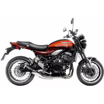 LV-10 Black Edition Slip-On trokšņa slāpētājs KAWASAKI Z 900 RS LeoVince