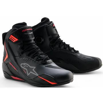 Alpinestars FASTER-4 DS BLACK/RIO RED/FLUO