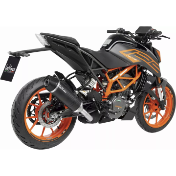 LV One Evo Carbon Slip-On klusinātājs KTM DUKE 390 LeoVince