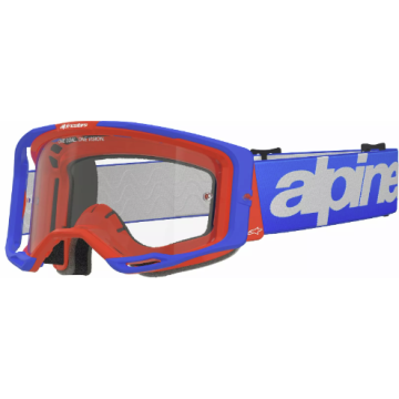 Alpinestars Vision 8 Wordmark brilles BL/OR CLEAR