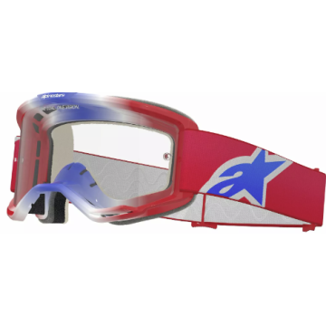 Alpinestars Vision 5 CORP brilles RED/WT/BL CLEAR