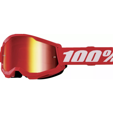 100% MX Brilles Strata 2 Junior Red Mirror red