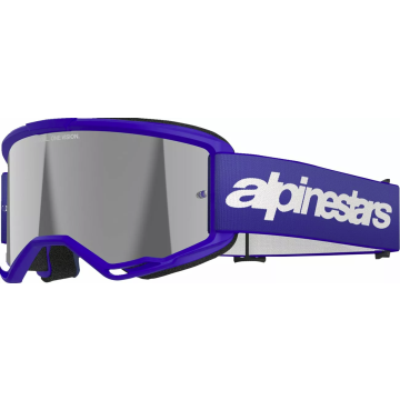 Alpinestars Goggle Vision 3 WORDMARK BLUE Mirror SILVER