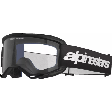 Alpinestars Goggle Vision 3 WORDMARK Black/ Clear