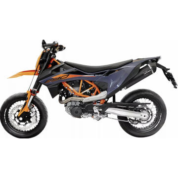 Nero Slip-On Muffler KTM 690 LeoVince