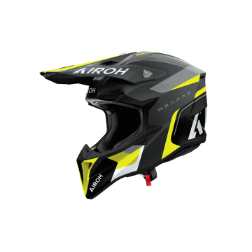 AIROH WRAAAP CONQUER Dzeltena matēta