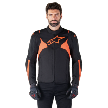 Alpinestars T-Jaws V4 Waterproof Jacke Black Red Fluo