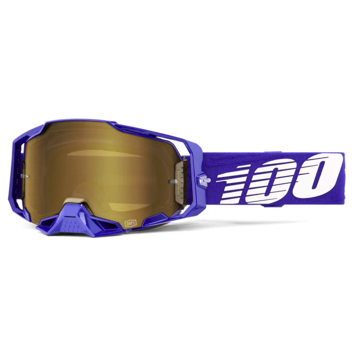 100% MX GOGGLE ARMEGA KLEIN - ЗЕРКАЛЬНЫЕ ЛИНЗЫ TRUE GOLD