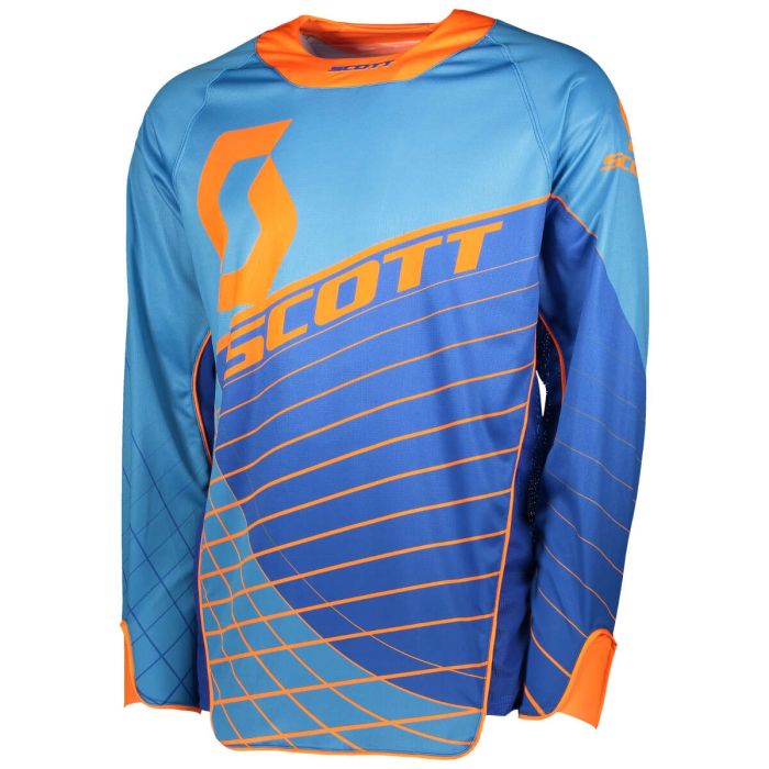 Scott Jersey Enduro zils/oranža