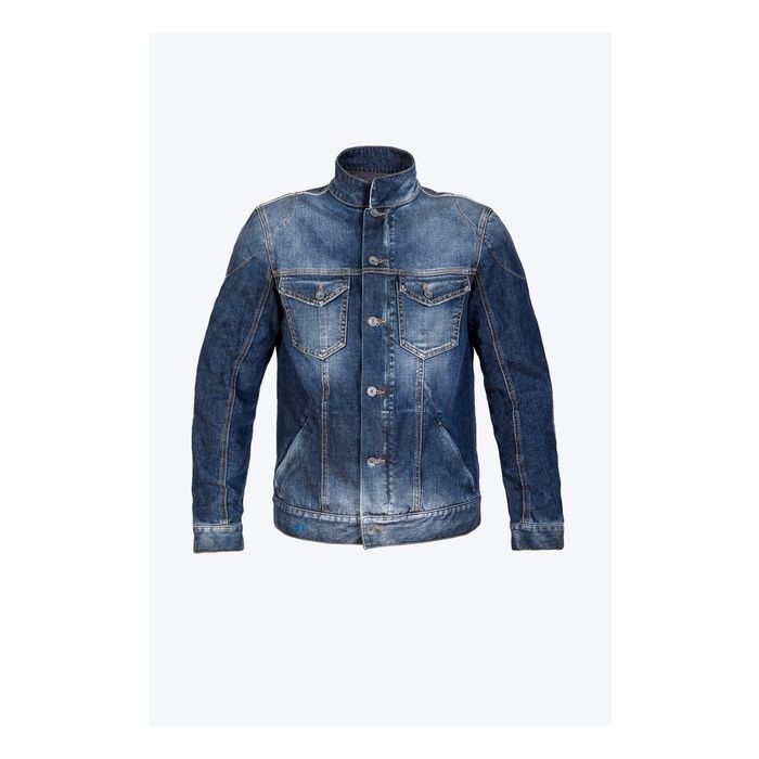 WEST denim moto jacket