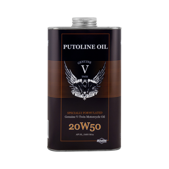 Eļļa PUTOLINE Genuine V-Twin 20W-50, 1L