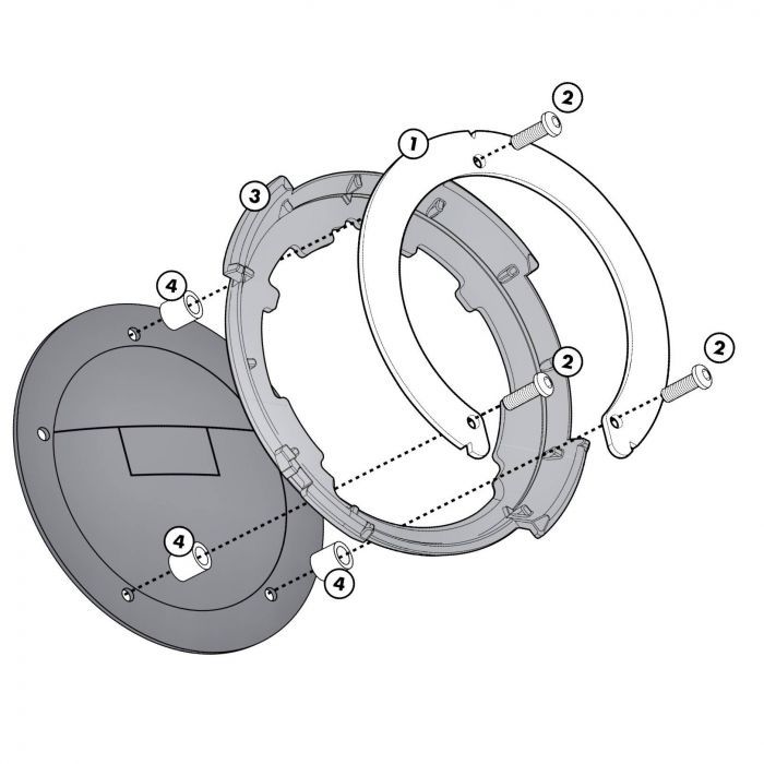 KAPPA Tanklock mount for TRIUMPH Tiger Sport 660 (22)