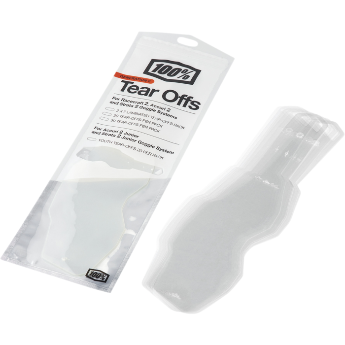 Youth Accuri 2/Strata 2 Goggle Tear-Offs