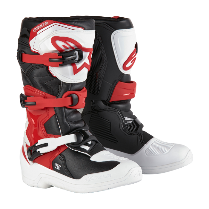 Alpinestars MX Tech 3s Junior Motocross Boots black/white/red