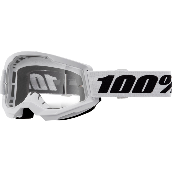 100% MX Brilles Strata 2 White Clear