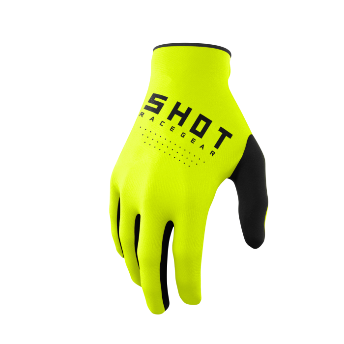 Shot Kids Gloves Kids Raw Neon Yellow
