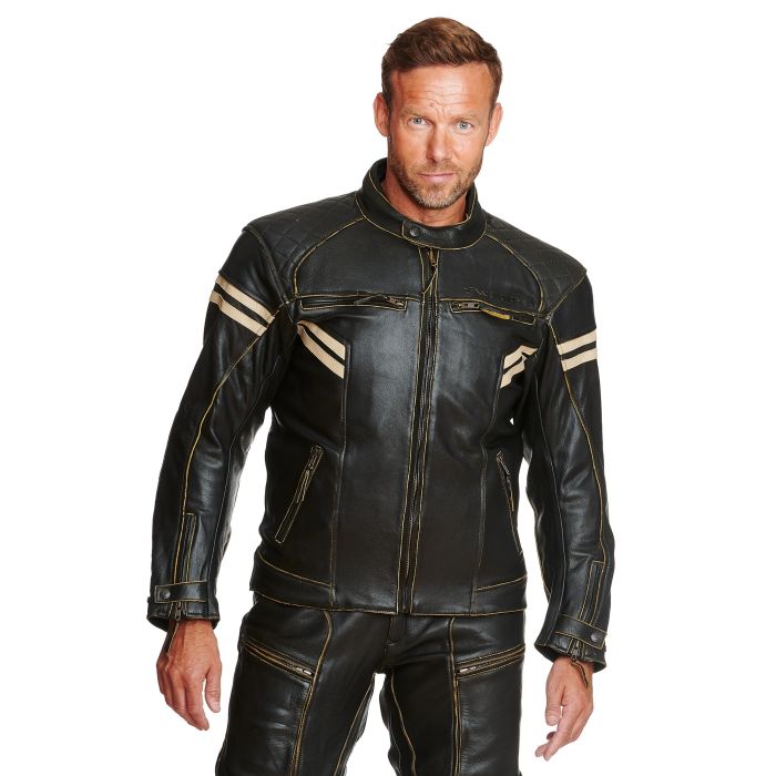 Eagle leather moto jacket