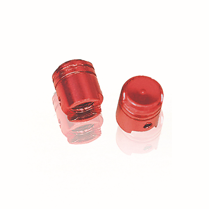 Red valve caps Chaft
