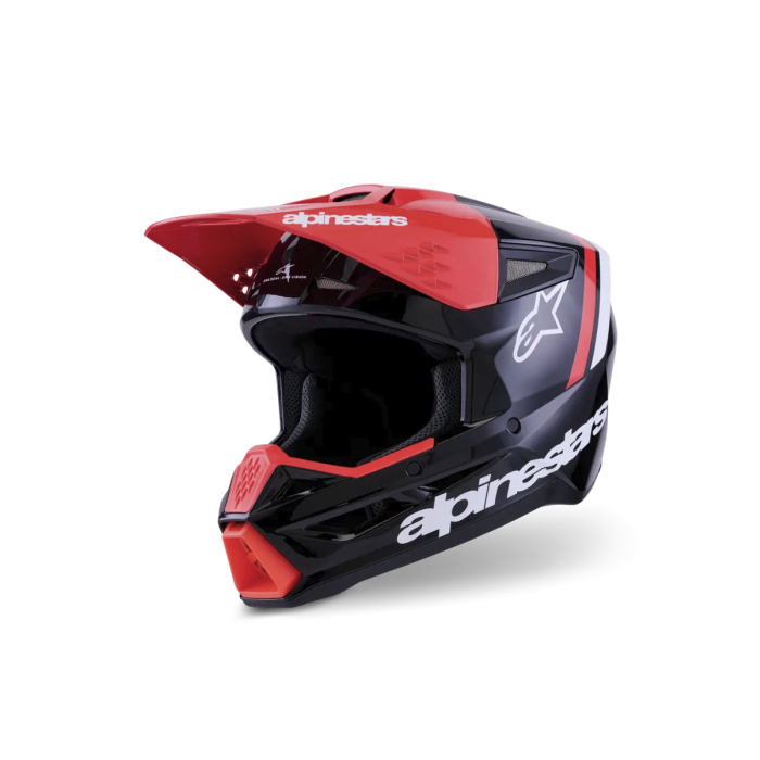Alpinestars ķivere SM3 RADIUM BLK/RED/WH