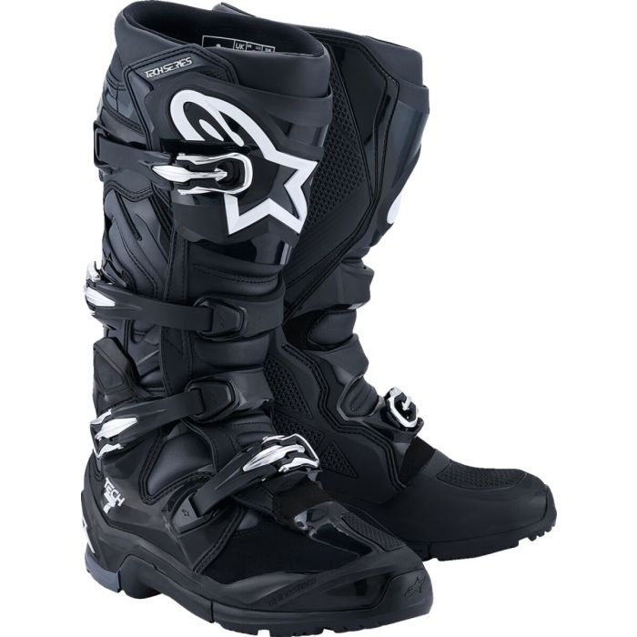 БОТИНКИ ДЛЯ ЭНДУРО TECH 7 ЧЕРНЫЕ/АНТРАЦИТОВЫЕ/БЕЛЫЕ ALPINESTARS