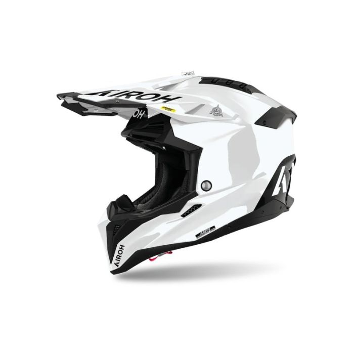 Шлем Airoh Aviator 3 EVO FIM белый глянцевый