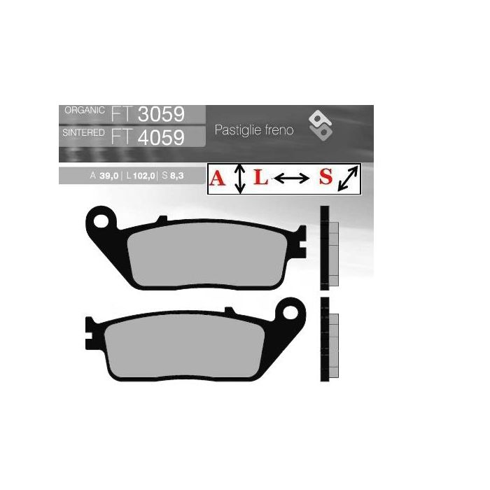 FT4059 Brent synthetic brake pads
