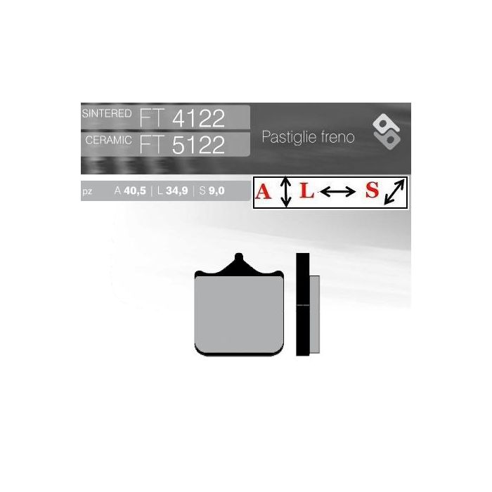 FT4122 Brent synthetic brake pads