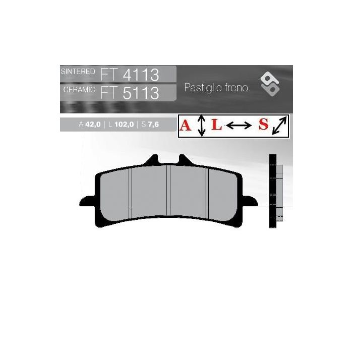 FT4113 Brent synthetic brake pads