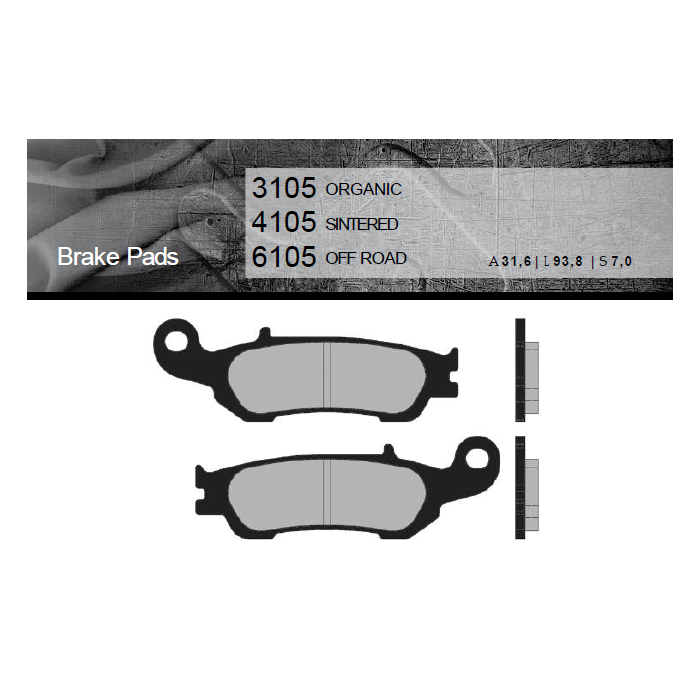 FT6105 Brent synthetic brake pads