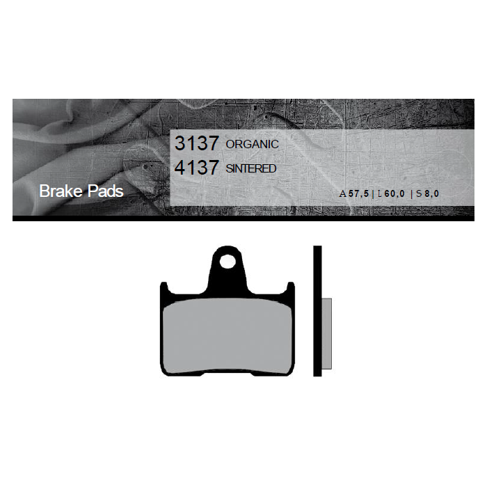 FT3137 BRENTA Organic brake pads