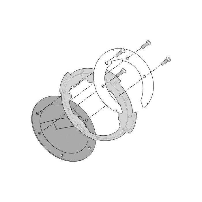 KAPPA Tanklock mount for Ducati Monster 1100 Evo